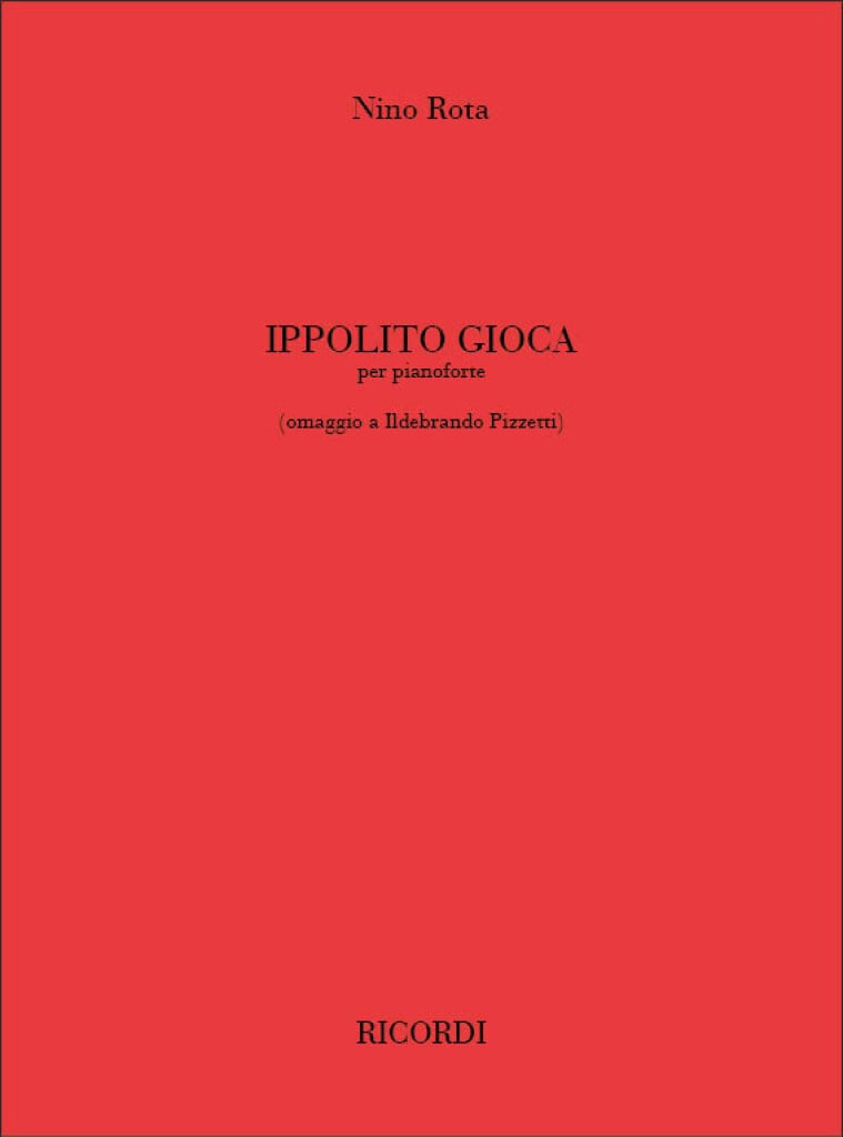 Ippolito Gioca (Omaggio A Ildebrando Pizzetti)
